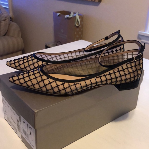 New Giorgio Armani mesh/bead flats 39 - Picture 2 of 7
